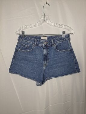 PacSun High-Rise Blue Denim Shorts